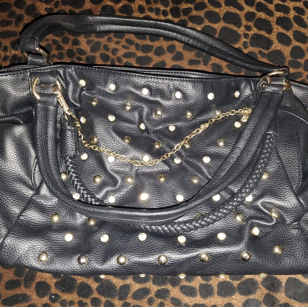 Black Bling Handbag